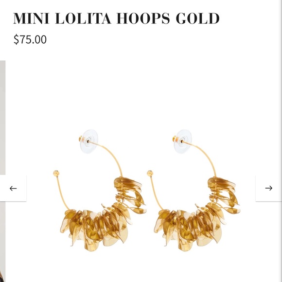 Mignonne Gavigan Jewelry - NWT Mignonne Gavigan New York Lolita Hoops